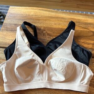 Comfort Wireless Bra - Black & Nude
